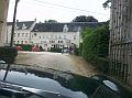 Aankomst Sint-Jansbergklooster te Zelem